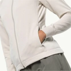 Polaire à Capuche Femme Jack Wolfskin Waldsee [Size XS] -Hiking Store 1710691 5062 3