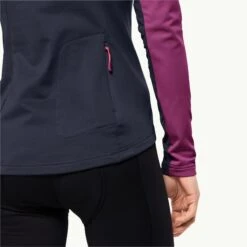 Women's Semi-zipped Fleece Jack Wolfskin Morobbia (GT) -Hiking Store 1710921 1014 6