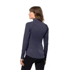 Women's Semi-zipped Fleece Jack Wolfskin Morobbia (GT) -Hiking Store 1710921 1388 1