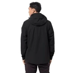 Veste Imperméable Jack Wolfskin Evandale [Size S] -Hiking Store jack wolfskin 1111131 6000 2 evandale jacket m black