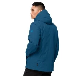 Veste à Capuche Jack Wolfskin Argon Storm [Size S] -Hiking Store jack wolfskin 1111722 1350 2 argon storm jacket m dark cobalt