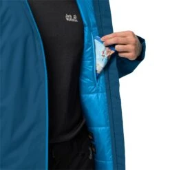 Veste à Capuche Jack Wolfskin Argon Storm [Size S] -Hiking Store jack wolfskin 1111722 1350 5 argon storm jacket m dark cobalt