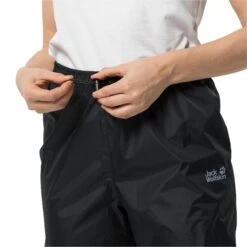 Pantalon De Randonnée Jack Wolfskin Rainy Day [Size S] -Hiking Store jack wolfskin 1112741 6000 5 rainy day pants black 1