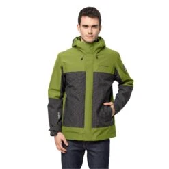 Veste 3 En 1 Jack Wolfskin Dna Supernova [Size S] -Hiking Store jack wolfskin 1114711 4158 1 dna supernova 3 in 1 m cedar green