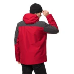 Veste 3 En 1 Jack Wolfskin Dna Rhapsody [Size S] -Hiking Store jack wolfskin 1114721 2102 2 dna rhapsody 3 in 1 m red lacquer