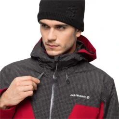 Veste 3 En 1 Jack Wolfskin Dna Rhapsody [Size S] -Hiking Store jack wolfskin 1114721 2102 5 dna rhapsody 3 in 1 m red lacquer