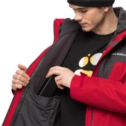 Veste 3 En 1 Jack Wolfskin Dna Rhapsody [Size S] -Hiking Store jack wolfskin 1114721 2102 8 dna rhapsody 3 in 1 m red lacquer