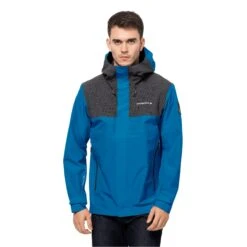 Veste Imperméable Jack Wolfskin DNA Block [Size S] -Hiking Store jack wolfskin 1114941 1361 1 dna block jacket m blue pacific