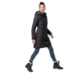 Doudoune Femme Jack Wolfskin Selenium [Size XS] -Hiking Store jack wolfskin 1202081 6000 1 selenium coat black