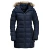 Manteau Femme Jack Wolfskin Baffin Island [Size XS] -Hiking Store jack wolfskin 1203332 1910 9 1 baffin island coat midnight blue
