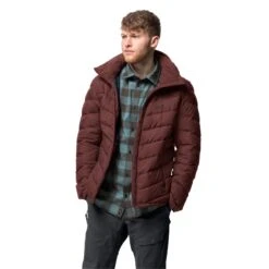 Down Jacket Jack Wolfskin Fairmont 3XL -Hiking Store jack wolfskin 1203591 2185 1 fairmont men cordovan red
