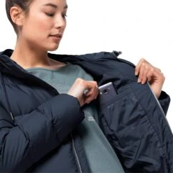 Doudoune Femme Jack Wolfskin Crystal Palace [Size XS] -Hiking Store jack wolfskin 1204131 1910 5 crystal palace coat midnight blue