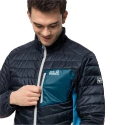 Doudoune Jack Wolfskin Routeburn [Size S] -Hiking Store jack wolfskin 1205413 1010 5 routeburn jacket m night blue