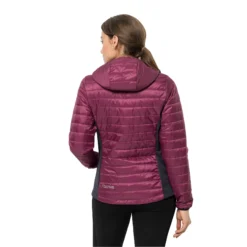Doudoune Femme Jack Wolfskin Routeburn [Size XS] -Hiking Store jack wolfskin 1205423 2094 2 routeburn jacket w violet quartz