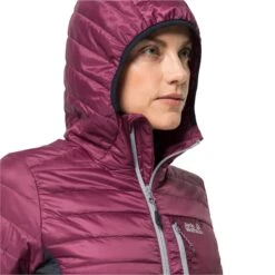 Doudoune Femme Jack Wolfskin Routeburn [Size XS] -Hiking Store jack wolfskin 1205423 2094 7 routeburn jacket w violet quartz