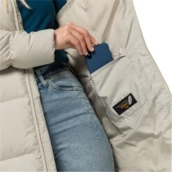 Doudoune Femme Jack Wolfskin Frozen Lake [Size XS] -Hiking Store jack wolfskin 1206131 6260 8 frozen lake coat w dusty grey