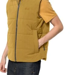 Doudoune Sans Manche Jack Wolfskin White Frost [Size S] -Hiking Store jack wolfskin 1206401 5205 6 white frost vest m golden amber