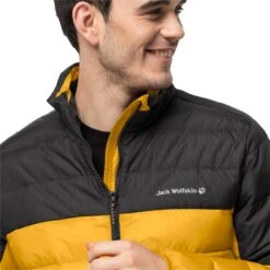 Doudoune Jack Wolfskin Dna Tundra [Size S] -Hiking Store jack wolfskin 1206621 3802 5 dna tundra jkt m burly yellow xt