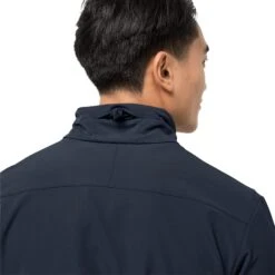 Veste Imperméable Jack Wolfskin Crestview [Size S] -Hiking Store jack wolfskin 1305471 1010 5 crestview jacket men night blue