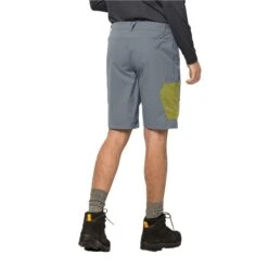 Short Jack Wolfskin Overland [Size 46] -Hiking Store jack wolfskin 1506153 6160 2 overland shorts m storm grey