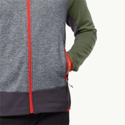 Polaire Zippée Jack Wolfskin Peak [Size S] -Hiking Store jack wolfskin 1708902 4129 3