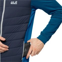 Fleece Jack Wolfskin Crossing Peak 3XL -Hiking Store jack wolfskin 1708912 1010 6 crossing peak jkt m night blue