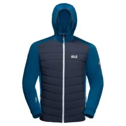 Fleece Jack Wolfskin Crossing Peak 3XL -Hiking Store jack wolfskin 1708912 1010 9 a030 crossing peak jkt m night blue