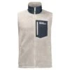 Polaire Sans Manches Jack Wolfskin Kingsway [Size S] -Hiking Store jack wolfskin 1709012 5062 9 a020 kingsway vest m winter pearl