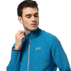 Polaire Jack Wolfskin Activate Tongari [Size XS] -Hiking Store jack wolfskin 1709471 1361 5 active tongari m blue pacific