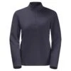 Polaire 1/2 Zip Femme Jack Wolfskin Taunus [Size XS] -Hiking Store jack wolfskin 1709532 1388 9 a020 taunus hz w graphite