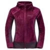 Polaire à Capuche Zippé Femme Jack Wolfskin Rotwand [Size XS] -Hiking Store jack wolfskin 1710741 1014 9 a020 rotwand hooded fz w wild berry 1