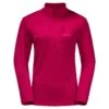 Polaire Semi-zippée Femme Jack Wolfskin Kolbenberg [Size XS] -Hiking Store jack wolfskin 1710791 2160 9 a020 kolbenberg hz w cranberry