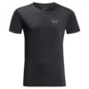 T-shirt Jack Wolfskin Pack & Go [Size S] -Hiking Store jack wolfskin 1806643 6000 9 a010 jwp t m black