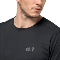 T-shirt Jack Wolfskin Pack & Go [Size S] -Hiking Store jack wolfskin 1806643 6000 5 pack go t m black