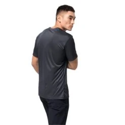 T-shirt Jack Wolfskin Tech T [Size S] -Hiking Store jack wolfskin 1807071 6230 2 tech t m ebony