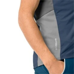 T-shirt Jack Wolfskin Narrows [Size S] -Hiking Store jack wolfskin 1807351 1383 5 narrows t m thunder blue