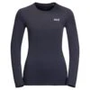 T-shirt Manches Longues Femme Jack Wolfskin Infinite [Size XS] -Hiking Store jack wolfskin 1808241 1388 9 a020 infinite l s w graphite