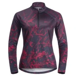 T-shirt Technique Manches Longues Imprimé Femme Jack Wolfskin Morobbia [Size XS]