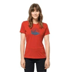 T-shirt Femme Jack Wolfskin Hiking Graphic [Size XS]