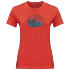 T-shirt Femme Jack Wolfskin Hiking Graphic [Size XS] -Hiking Store jack wolfskin 1808941 3033 4
