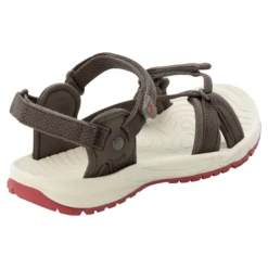 Sandales De Randonnée Femme Jack Wolfskin Lakewood Ride [Size 35.5] -Hiking Store jack wolfskin 4019041 5266 9 f350 lakewood ride sandal w coconut brown auburn