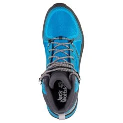 Chaussures De Randonnée Jack Wolfskin Force Striker Texaporeid Mid [Size 39.5] -Hiking Store jack wolfskin 4038823 1176 9 f380 force striker texapore mid m blue lime