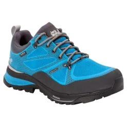 Chaussures De Randonnée Jack Wolfskin Force Striker Texapore Low [Size 39.5] -Hiking Store jack wolfskin 4038843 1176 9 f360 force striker texapore low m blue lime
