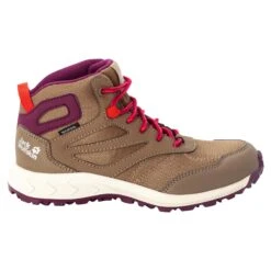 Chaussures De Randonnée Enfant Jack Wolfskin Woodland Texaporeid Mid GT [Size 34]