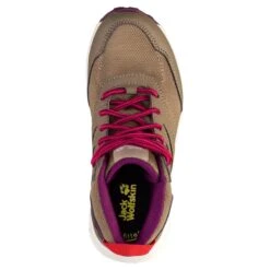 Chaussures De Randonnée Enfant Jack Wolfskin Woodland Texaporeid Mid GT [Size 34] -Hiking Store jack wolfskin 4042152 5306 9 f380 woodland texapore mid k brown pink