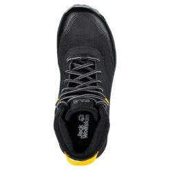Chaussures De Randonnée Enfant Jack Wolfskin Woodland Texapore Mid [Size 26] -Hiking Store jack wolfskin 4042152 6055 9 f380 woodland texapore mid k black burly yellow xt 1