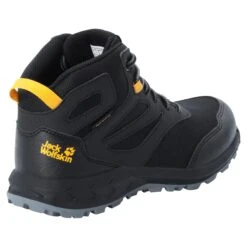Chaussures De Randonnée Enfant Jack Wolfskin Woodland Texapore Mid [Size 34] -Hiking Store jack wolfskin 4042152 6055 3 f350 woodland texapore mid k black burly yellow xt