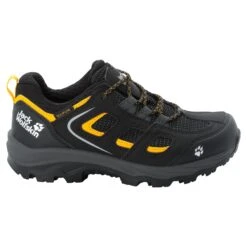 Chaussures De Randonnée Enfant Jack Wolfskin Vojo Texapore [Size 26] -Hiking Store jack wolfskin 4042191 6361 2 f330 vojo texapore low k black burly yellow