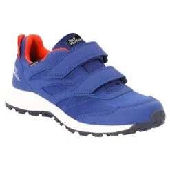 Chaussures De Randonnée Enfant Jack Wolfskin Woodland Texapore Low VC GT [Size 34] -Hiking Store jack wolfskin 4046351 1188 9 f360 woodland texapore low vc k dark blue orange