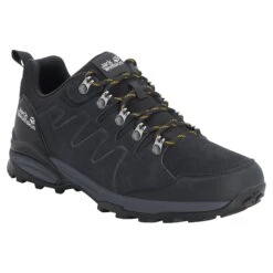 Chaussures De Randonnée Jack Wolfskin Refugio Texapore Low [Size 39.5] -Hiking Store jack wolfskin 4049851 6357 9 f360 refugio texapore low m phantom burly yellow xt